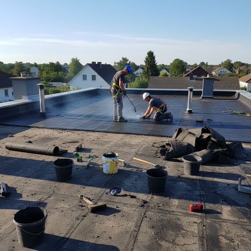 Single Ply Roof Repair detail